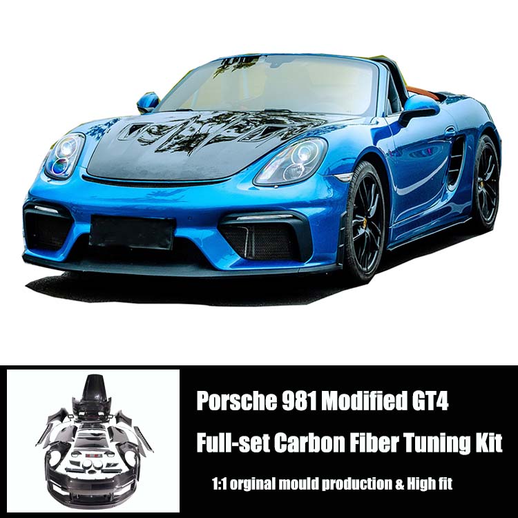 Porsche 718 981 Upgrade GT4 PP Injection Molding Body Kit