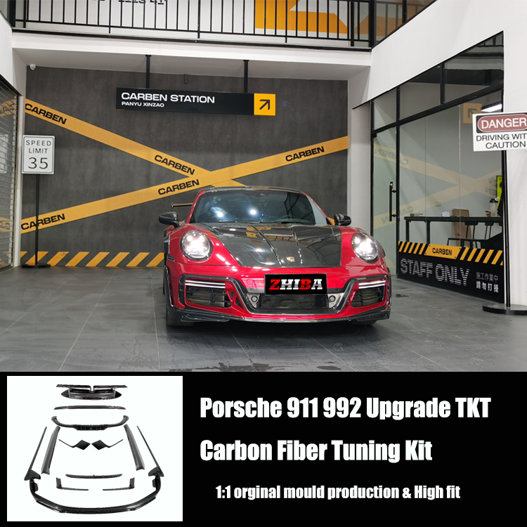 Porsche 911 992 Upgrade TKT Dry Carbon Fiber Body Kit