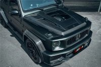 Merceders-Benz G Class W464 Dry Carbon Fiber  Transparent Glass Engine Hood